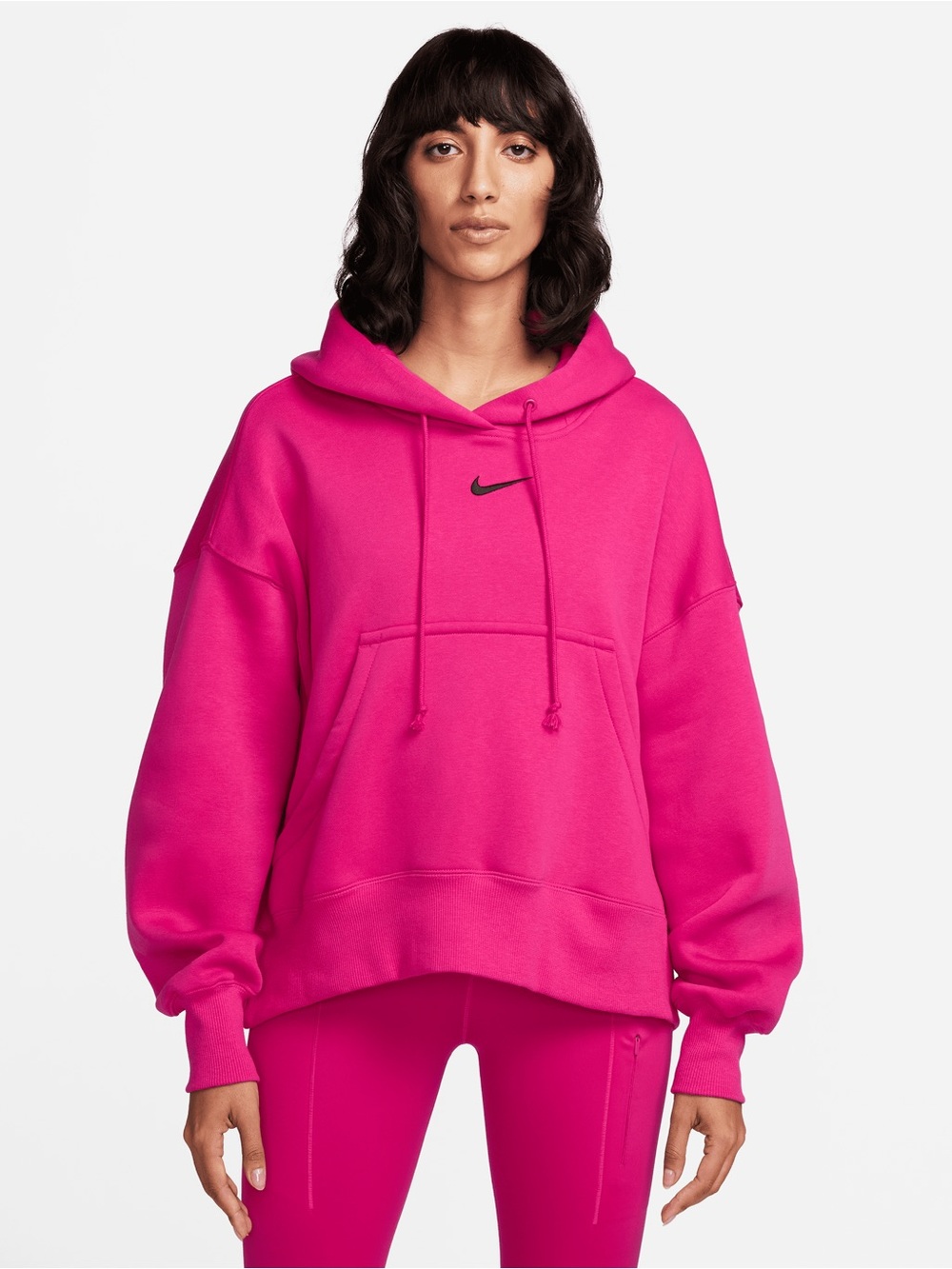 Nike Women's Hot Pink Pullover Hoodie